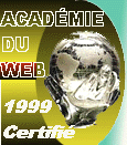 Site Certifie Academie du Web 1999